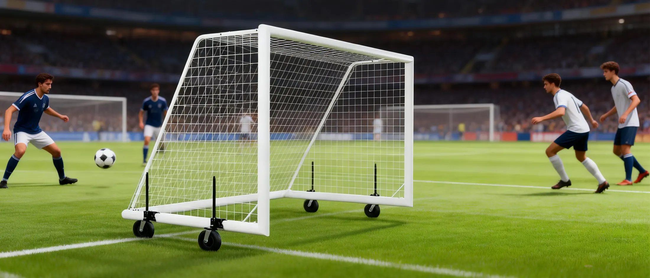 FX0608S42 Steel Football Goals