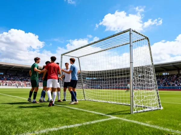 Steel pipe soccer goals2